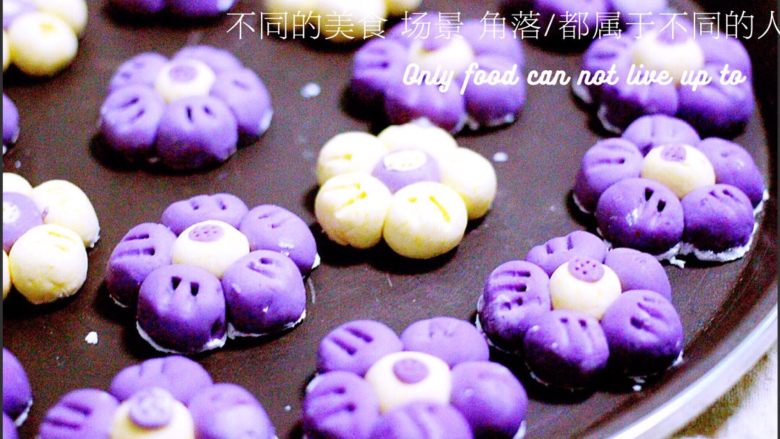 桃花酒酿百合羹(王氏私房菜),成品一、用紫薯做的更唯美