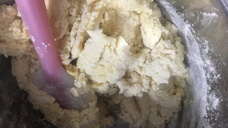 迷你口袋小饼干,粗略地混合,看不到干粉