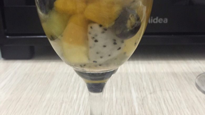 意大利水果布丁,这样就可以吃咯!