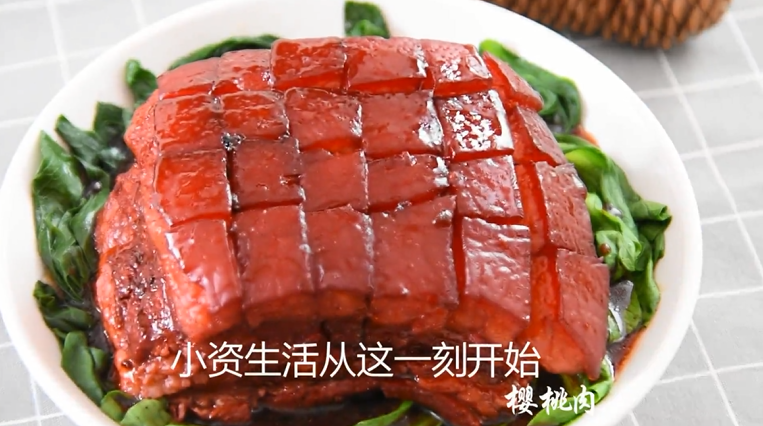 苏州樱桃肉,酥烂入味,色香味俱佳!,苏州人的春天——樱桃肉
