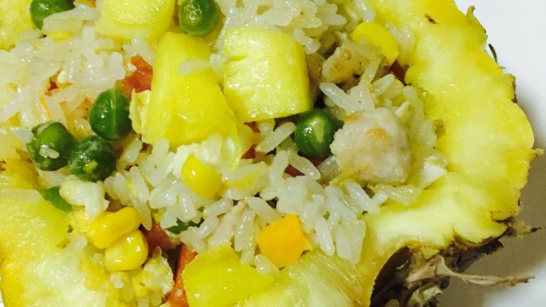 菠萝炒饭,成品