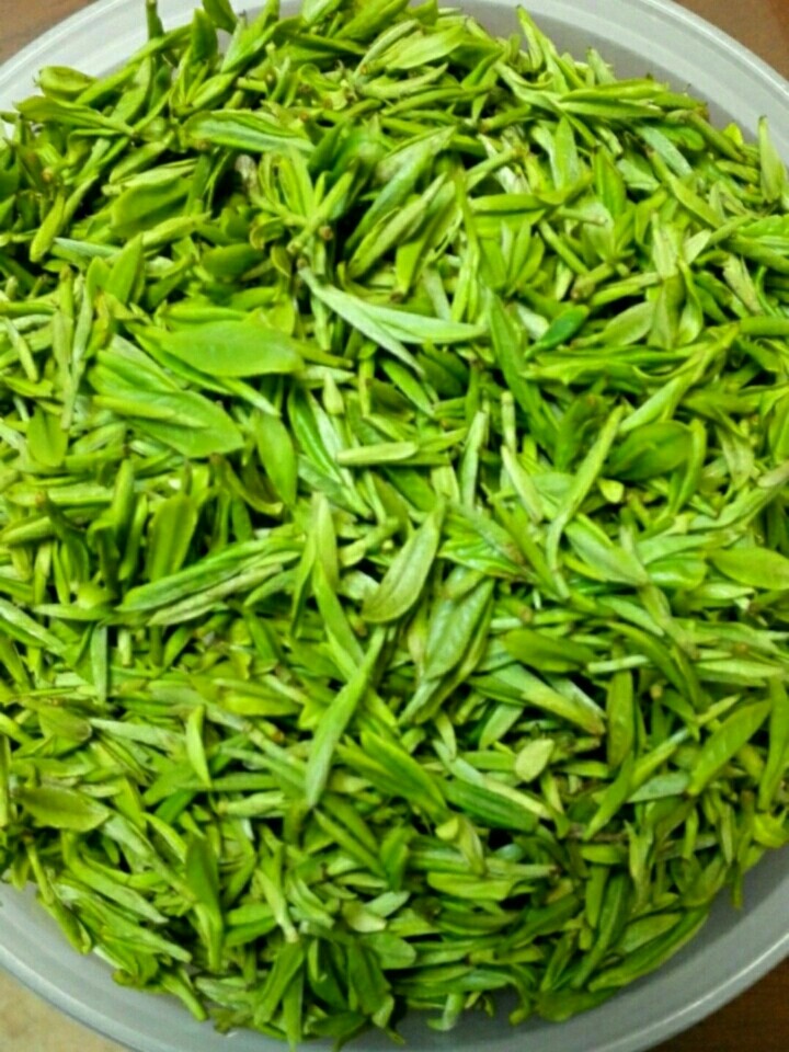 明前茶之家炒野茶叶,回家最重要的就是要把茶叶全都挑过一遍,要自己,不要碰水,要把坏掉的叶子和小虫子们都请走~~