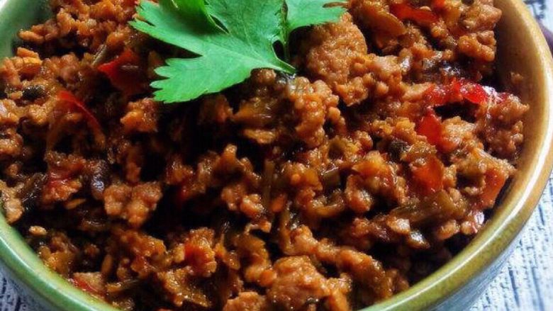 豆瓣肉末酱