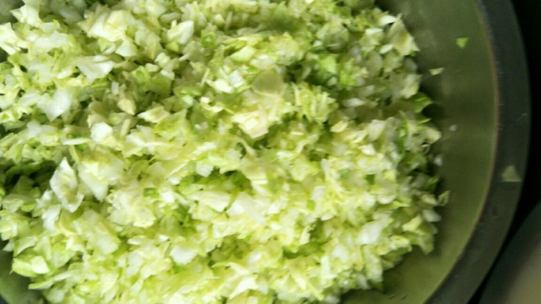 香茹包菜猪肉饺子,<a style='color:red;display:inline-block;' href='/shicai/ 3511'>包菜</a>洗好，切好，剁碎，控干水分