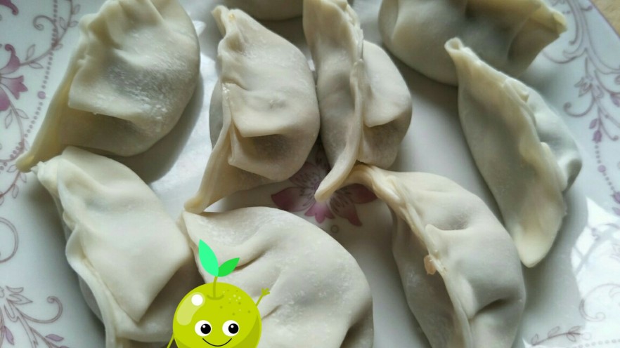 香茹包菜猪肉饺子