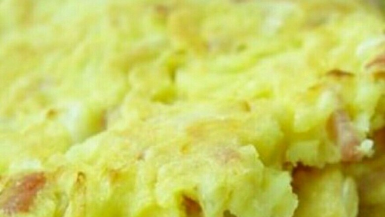 豆芽蛋饼
