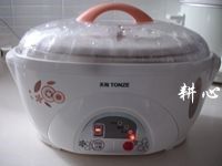 人参鸡汤,不立即享用的话,照样通电保温。