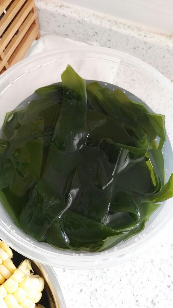 莲藕海带排骨汤,<a style='color:red;display:inline-block;' href='/shicai/ 277'>海带</a>洗干净备用
