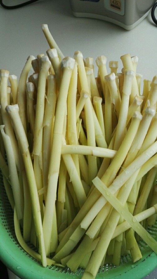 蒲菜饺子,<a style='color:red;display:inline-block;' href='/shicai/ 173'>蒲菜</a>洗好控水