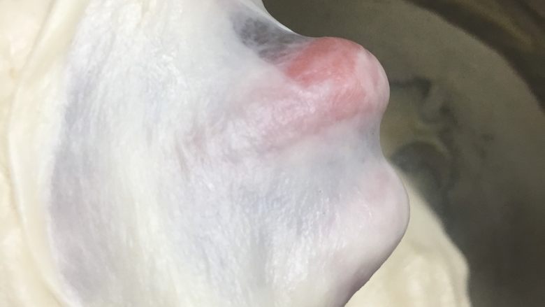 海蒂白面包(白屁股面包),揉出透明强韧的薄膜即可