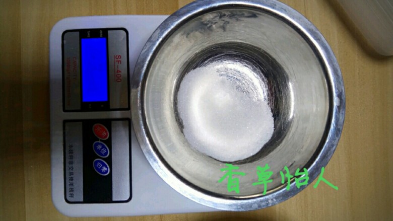 完胜旺旺奶豆的酸奶溶豆宝宝新辅食~香草怡人,然后称量砂糖