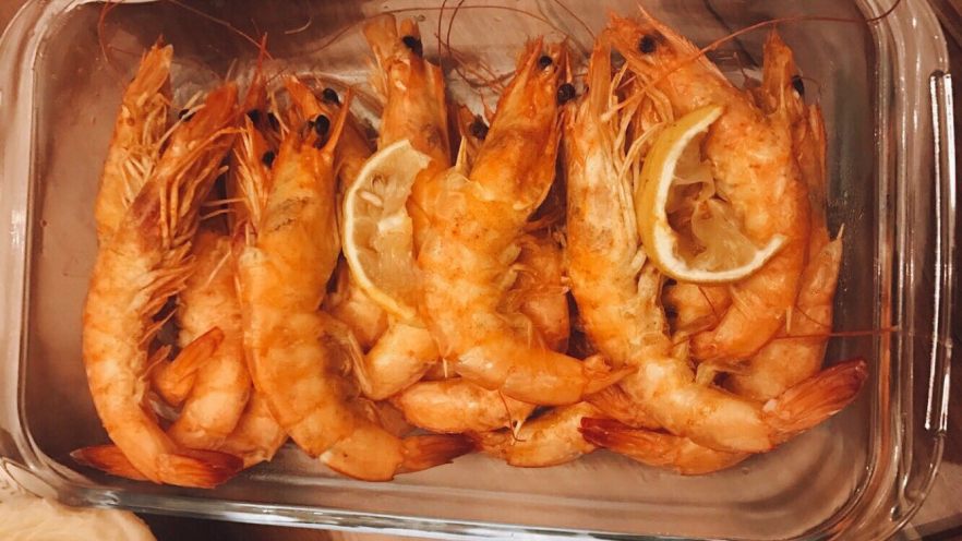 盐烤大虾