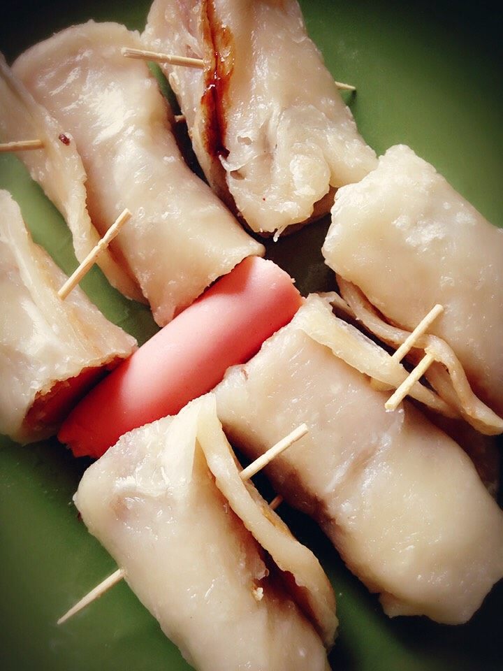 印度飞饼卷香肠,成品