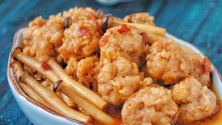 昆布丸子,成品,很鲜很嫩滑