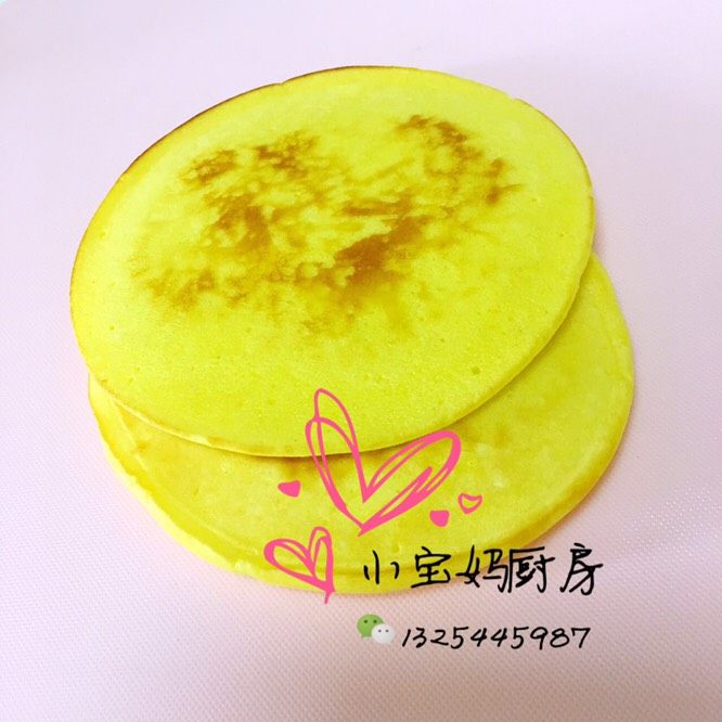 蛋黄松饼,盛出