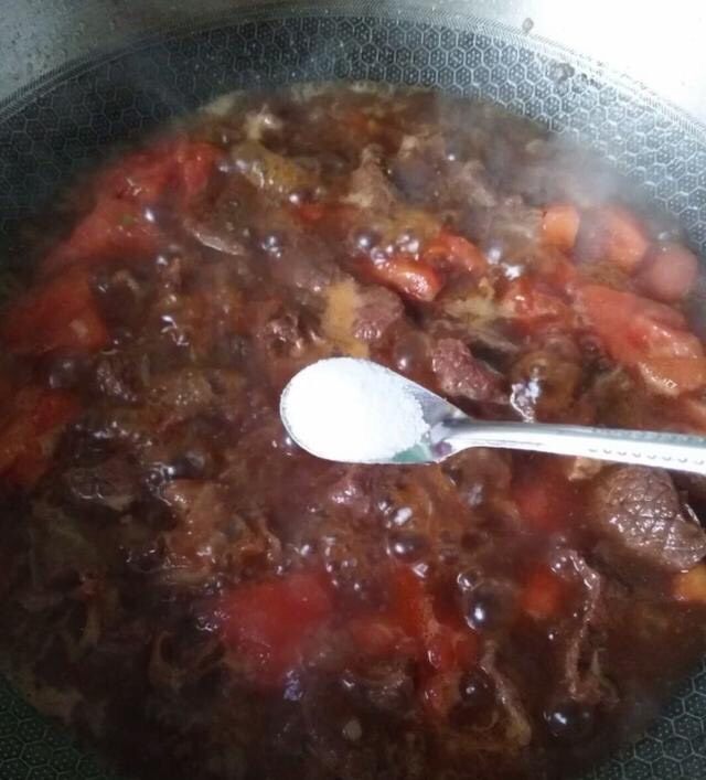 牛腩西红柿,小火1.40分钟