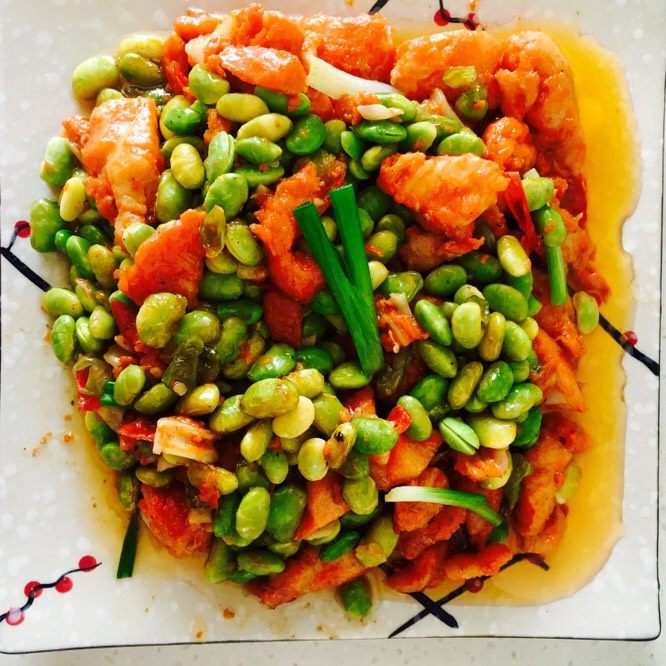 里脊毛豆,<a style='color:red;display:inline-block;' href='/shicai/ 435'>里脊</a>切块