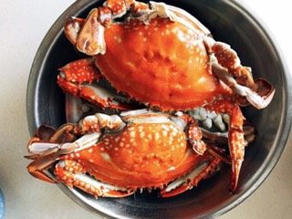 清蒸螃蟹+#人民的美食#