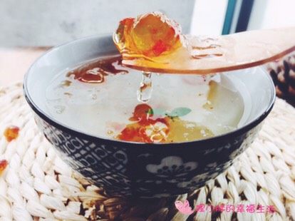 雪燕桃胶皂米羹