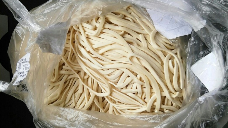 重油炒面,买来切面