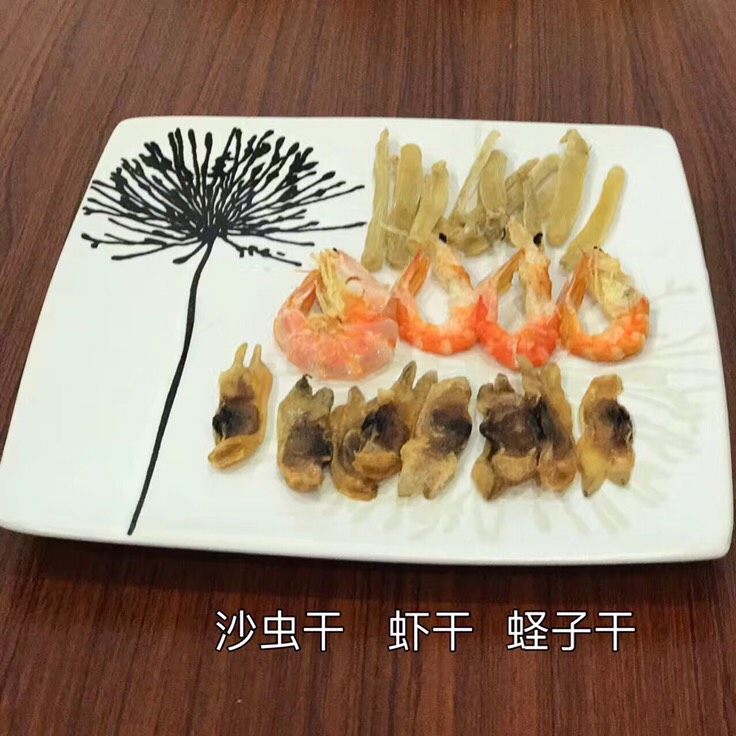 杂烩海鲜煲
,海珍干货