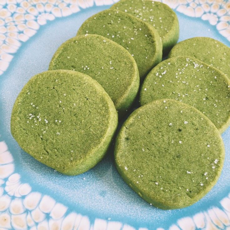 【网上厨房独家】微苦抹茶沙布列酥饼,美味~