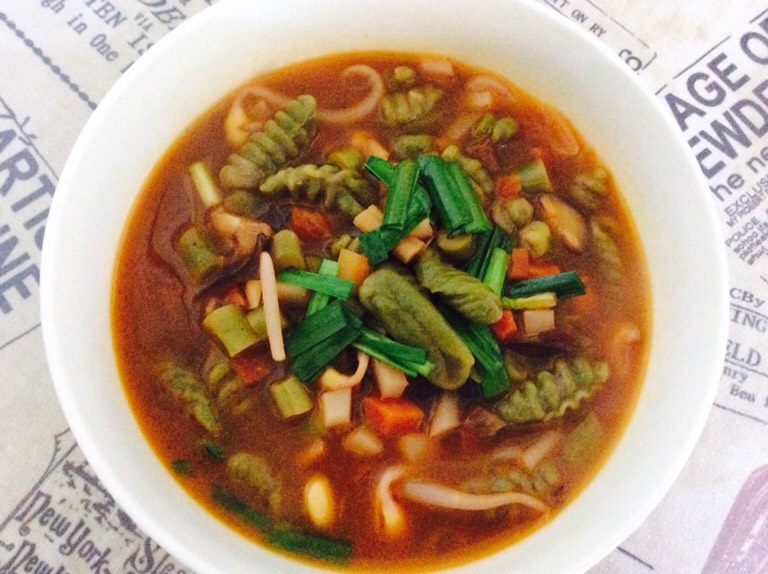 番茄酱素麻食,试一试哦好吃😋😋