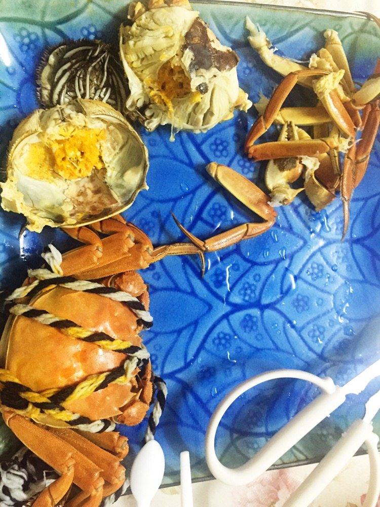 螃蟹螃蟹+#人民的美食#,开吃!