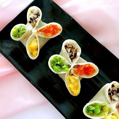 四喜饺子,让生活喜气洋洋,成品。