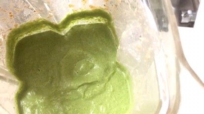 客家擂茶·精品素菜,充分打至融合(约需3分钟)成擂茶浆