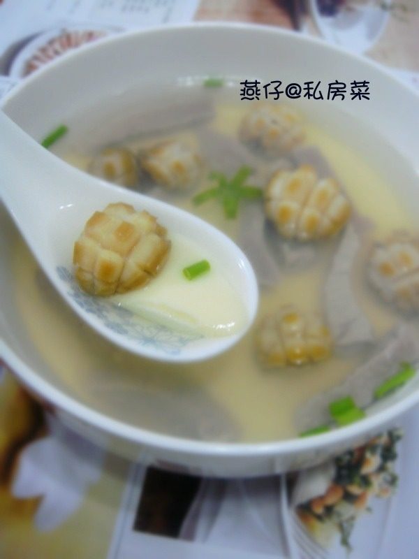 鲍鱼瘦肉蛋羹汤