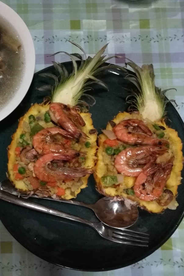 大虾菠萝饭