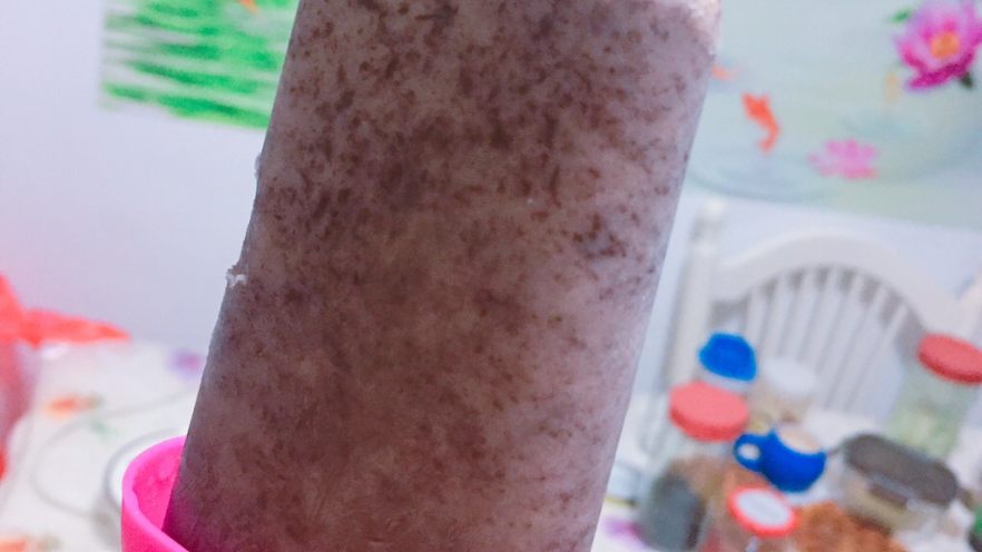 自制低脂黑巧酸奶冰棒