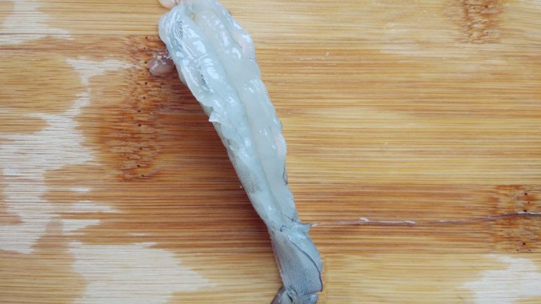 奶酪蝴蝶虾饭团,开背,去沙线