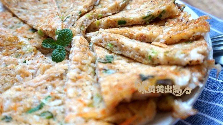 烙虾饼【超级补钙的家常菜品】,成品图