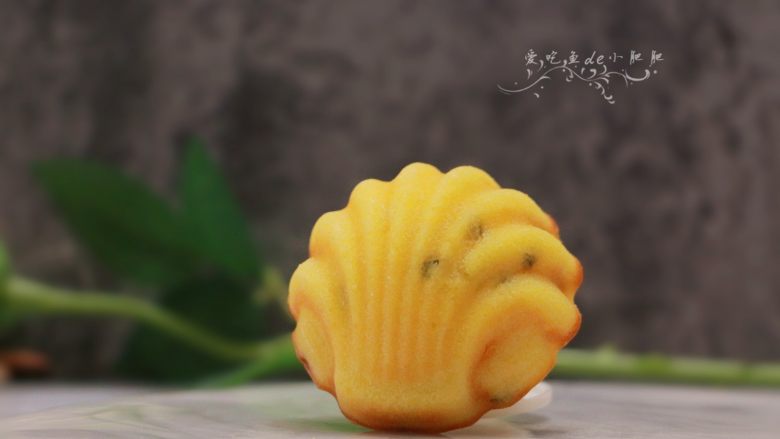 百香果柠檬玛德琳,成品