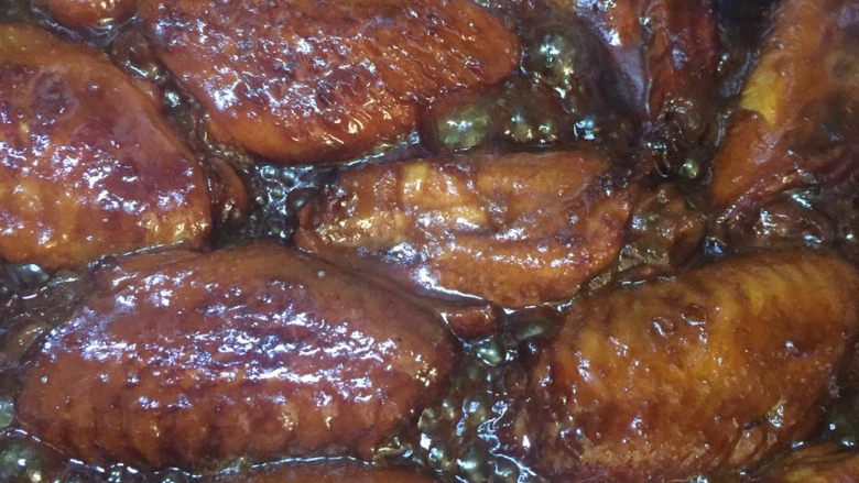 红烧鸡翅,收汁完毕