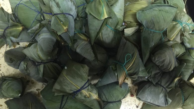 腊肉香肠粽