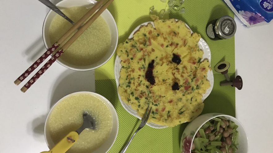 五彩蛋饼