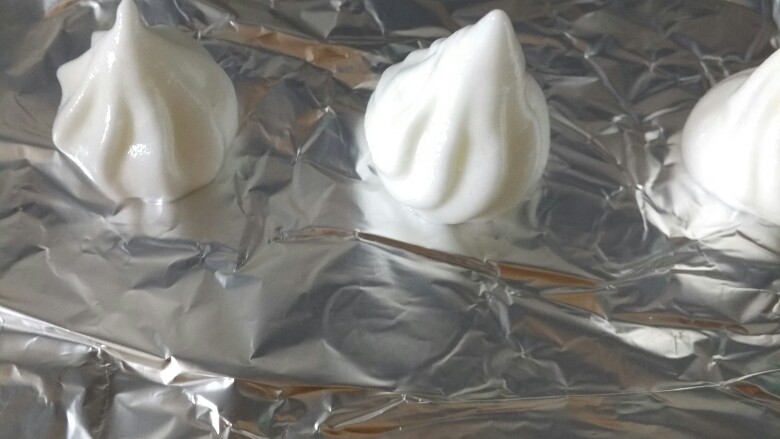 蛋白糖,挤出的形状