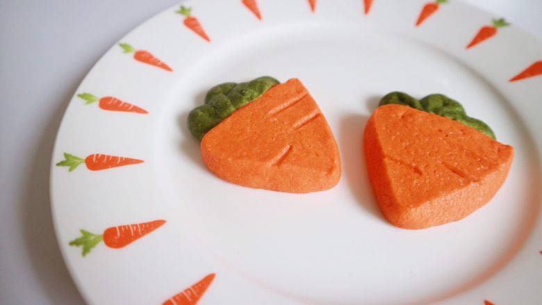 超萌胡萝卜小饼干(芝士口味),成品