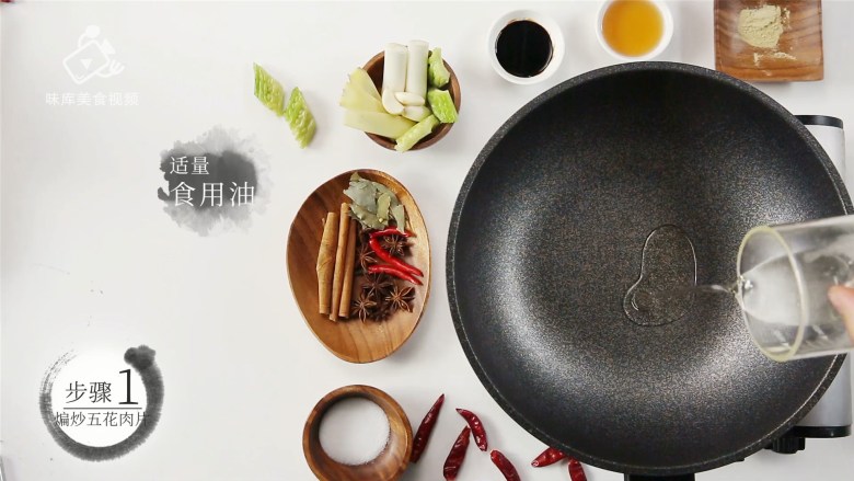 清爽可口丝滑入味,酷暑去燥的苦瓜烧肉 ,适量食用油热锅