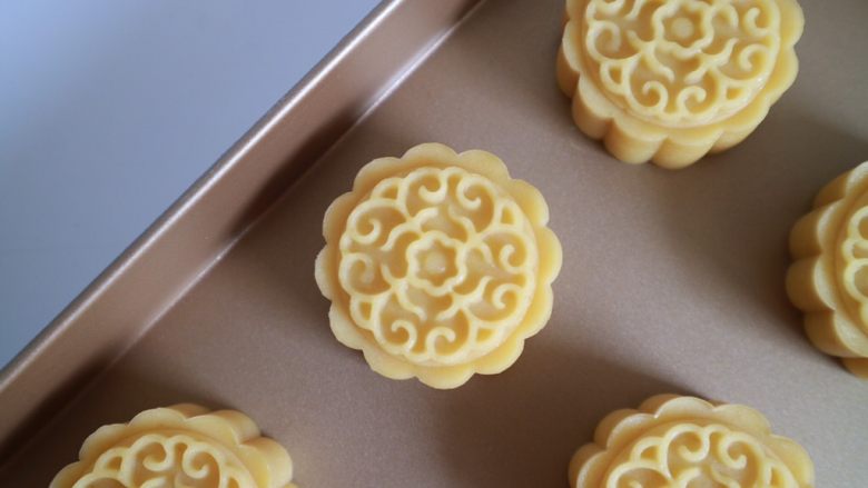 奶香绿豆糕,花纹二,原味