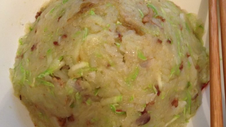 肉末西葫芦土豆泥