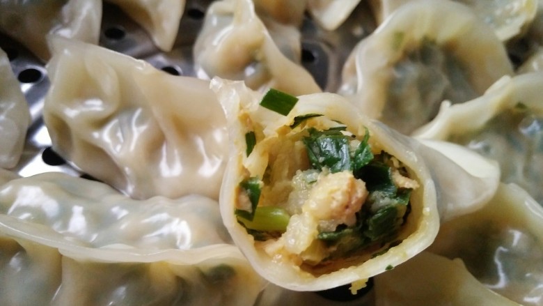 韭菜猪肉馅饺子