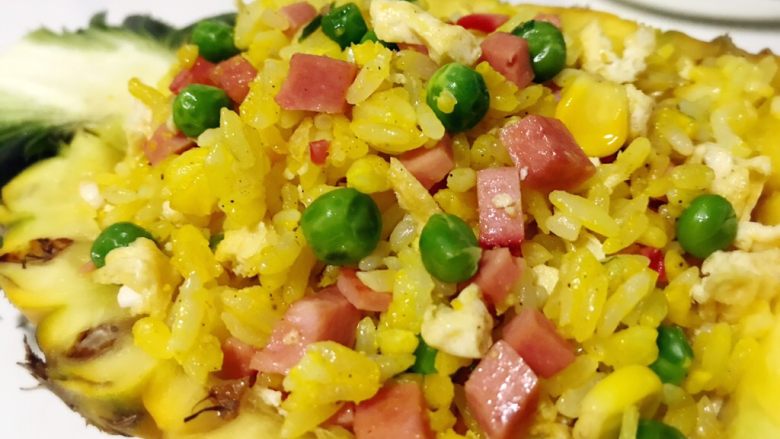 菠萝黄金蛋炒饭