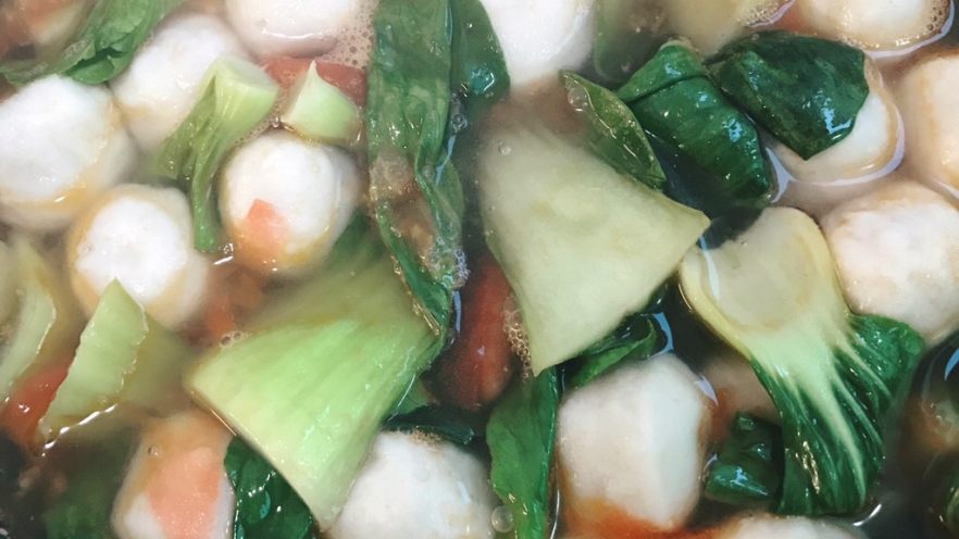 蔬菜鱼丸
