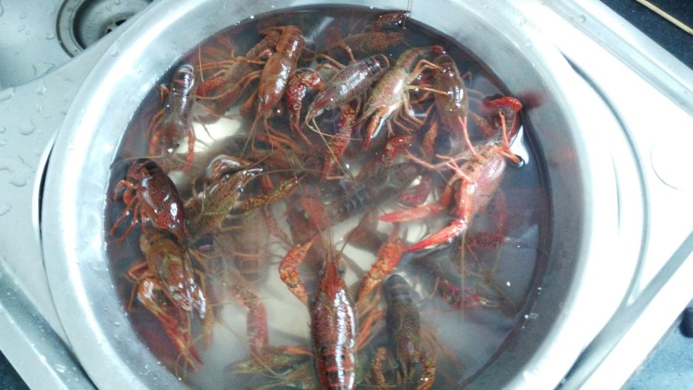 ≈湖北油焖大虾≈,<a style='color:red;display:inline-block;' href='/shicai/ 285'>小龙虾</a>买回来后,用清水养一小时,中间多换几次水
