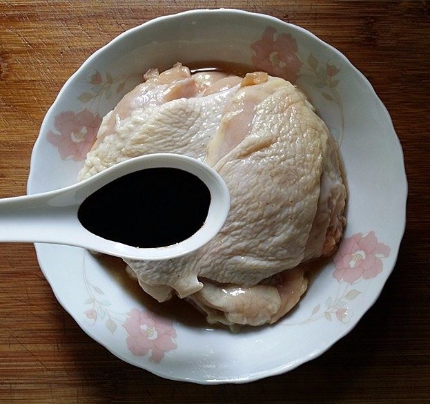 照烧鸡腿饭,1汤匙酱油
