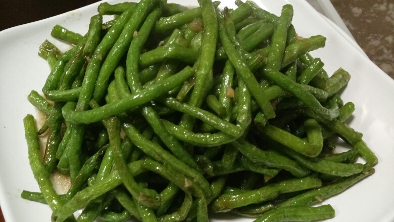蚝吻豆角,上次做的(有加蒜米哦!)